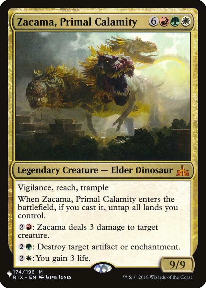 Zacama, Primal Calamity [The List] | Deep Dive Games St. Marys