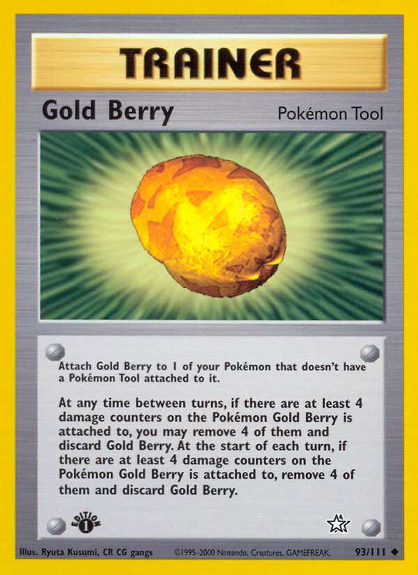 Gold Berry (93/111) [Neo Genesis 1st Edition] | Deep Dive Games St. Marys