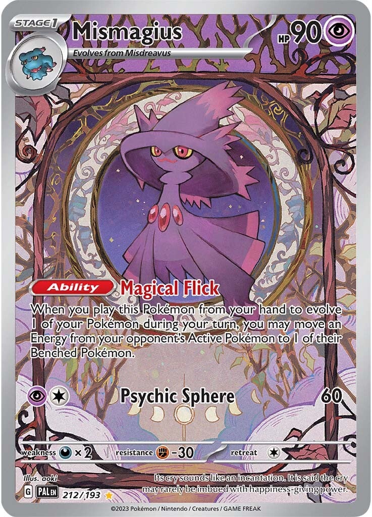 Mismagius (212/193) [Scarlet & Violet: Paldea Evolved] | Deep Dive Games St. Marys