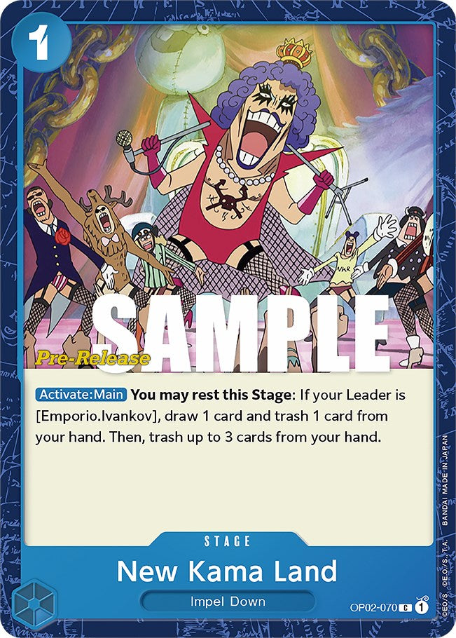 New Kama Land [Paramount War Pre-Release Cards] | Deep Dive Games St. Marys