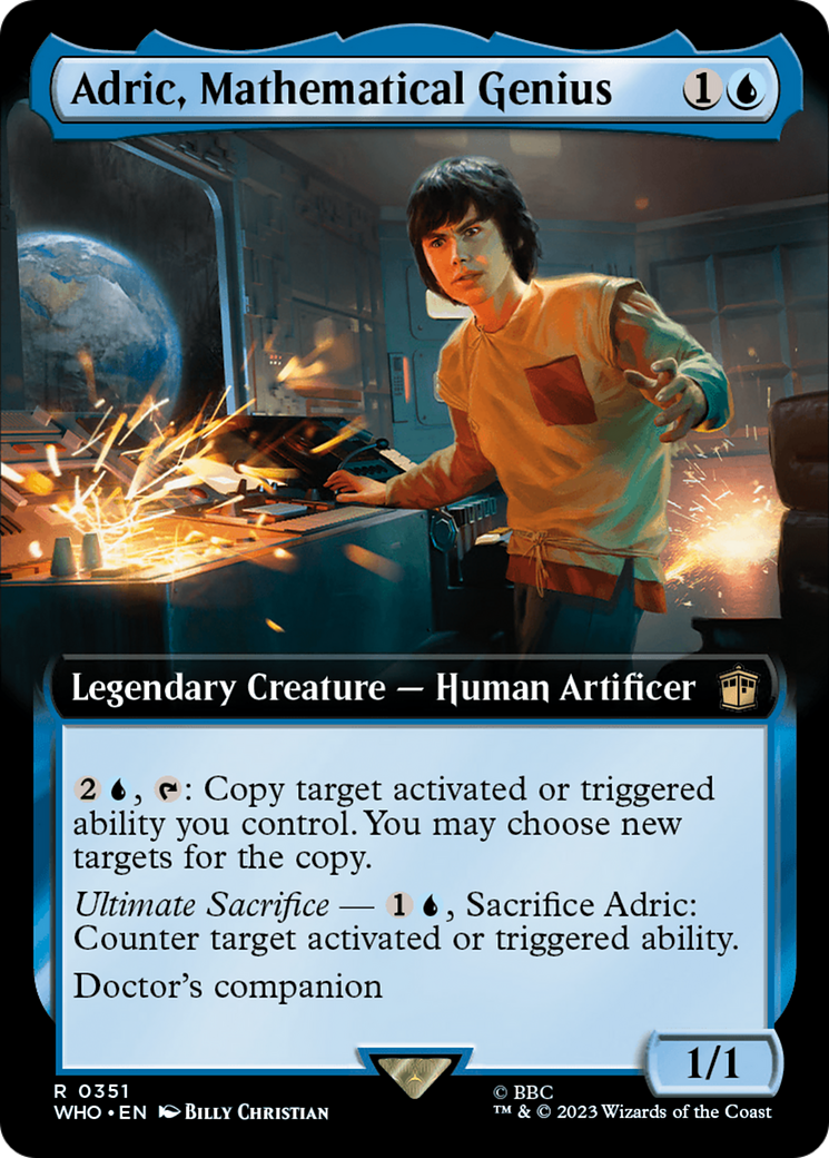 Adric, Mathematical Genius (Extended Art) [Doctor Who] | Deep Dive Games St. Marys