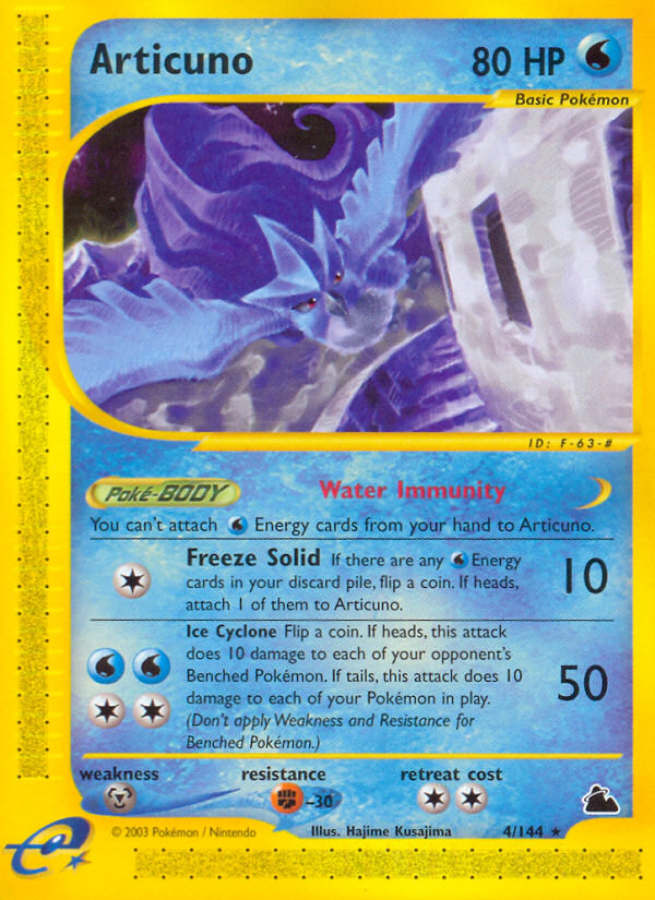 Articuno (4/144) [Skyridge] | Deep Dive Games St. Marys