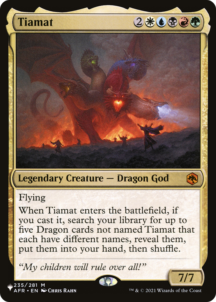 Tiamat [The List] | Deep Dive Games St. Marys