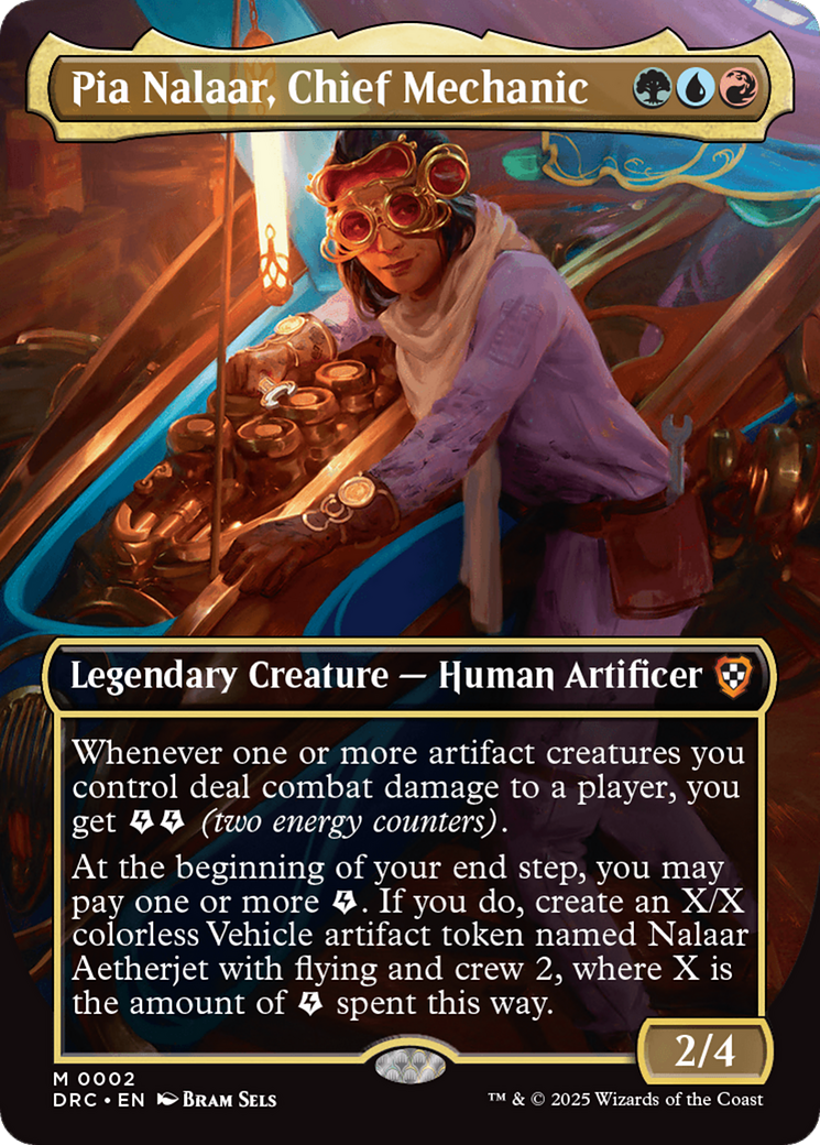 Pia Nalaar, Chief Mechanic (Borderless) [Aetherdrift Commander] | Deep Dive Games St. Marys