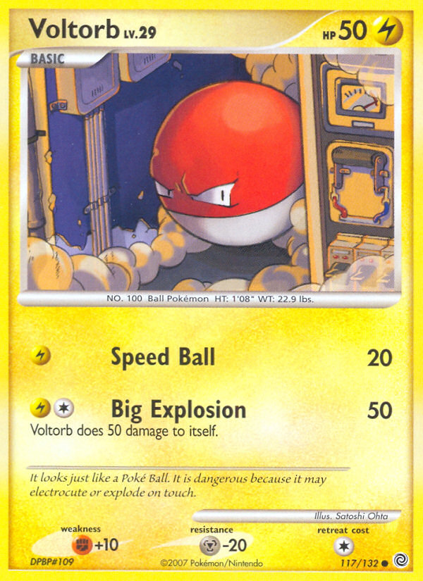 Voltorb (117/132) [Diamond & Pearl: Secret Wonders] | Deep Dive Games St. Marys