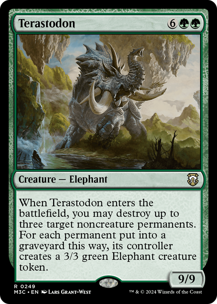 Terastodon (Ripple Foil) [Modern Horizons 3 Commander] | Deep Dive Games St. Marys
