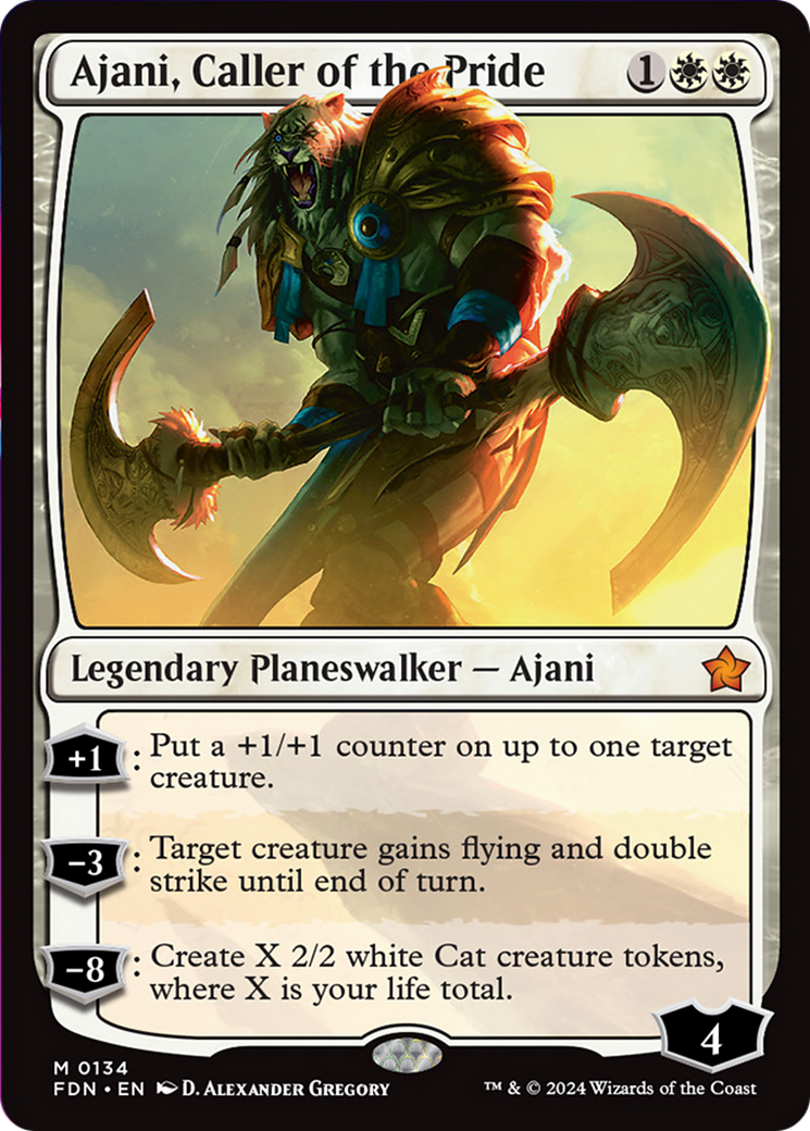 Ajani, Caller of the Pride [Foundations] | Deep Dive Games St. Marys