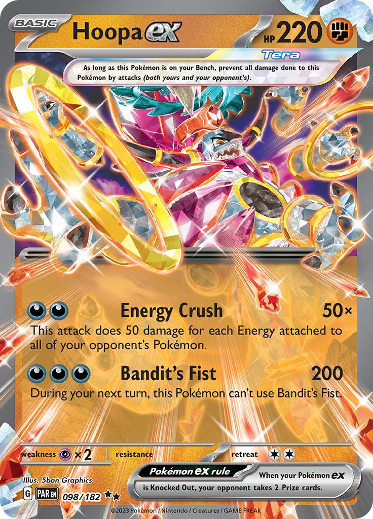 Hoopa ex (098/182) [Scarlet & Violet: Paradox Rift] | Deep Dive Games St. Marys