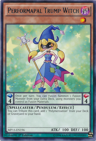 Performapal Trump Witch [MP15-EN196] Rare | Deep Dive Games St. Marys