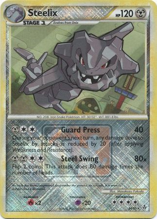 Steelix (24/95) (League Promo) [HeartGold & SoulSilver: Unleashed] | Deep Dive Games St. Marys