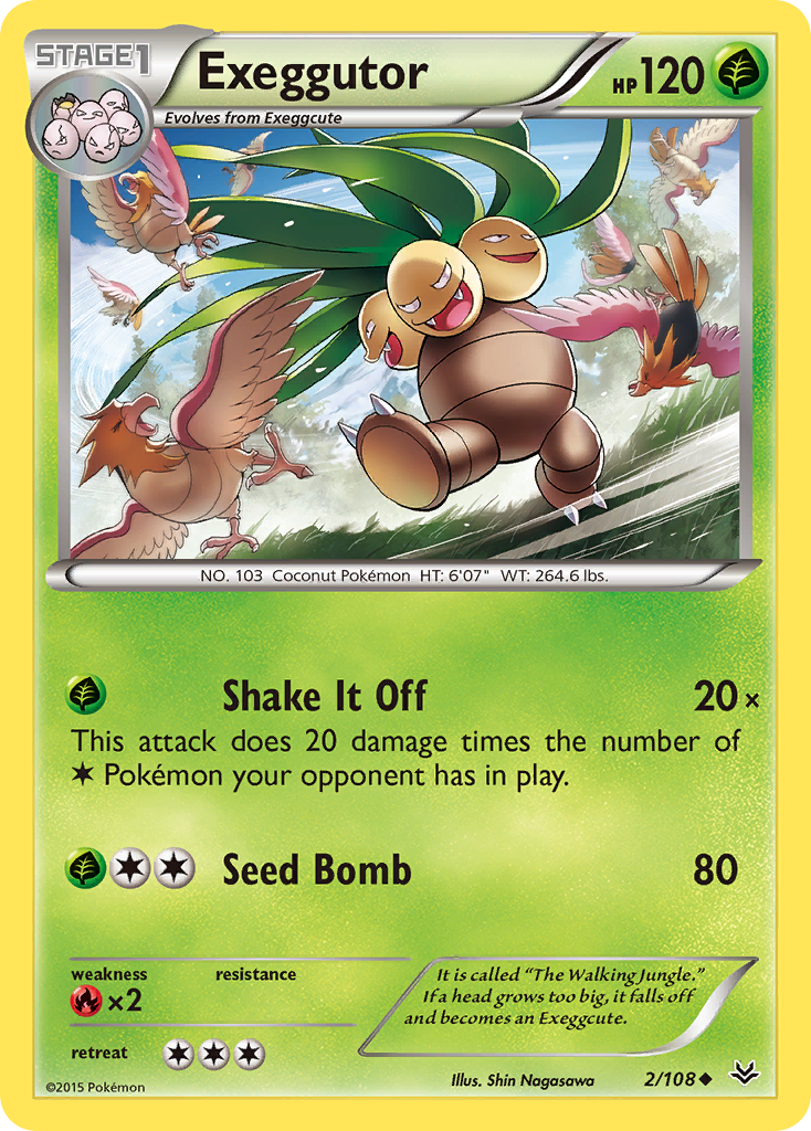 Exeggutor (2/108) [XY: Roaring Skies] | Deep Dive Games St. Marys