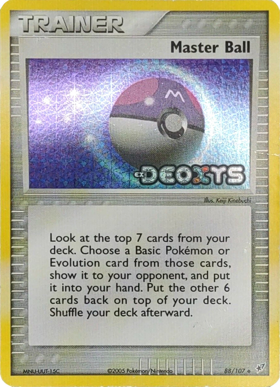 Master Ball (88/107) (Stamped) [EX: Deoxys] | Deep Dive Games St. Marys