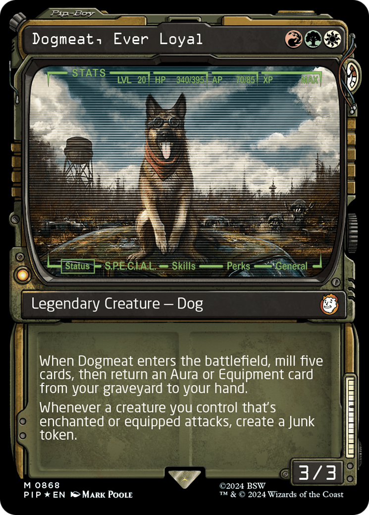 Dogmeat, Ever Loyal (Showcase) (Surge Foil) [Fallout] | Deep Dive Games St. Marys