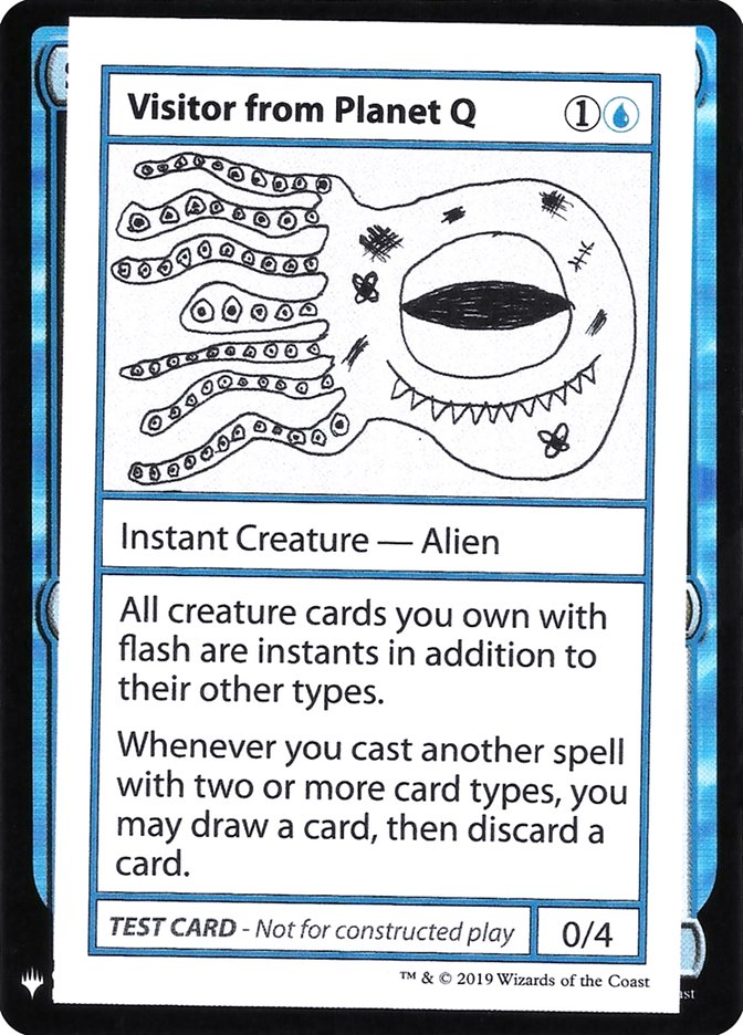 Visitor from Planet Q [Mystery Booster Playtest Cards] | Deep Dive Games St. Marys