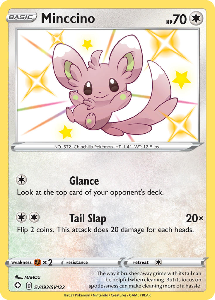 Minccino (SV093/SV122) [Sword & Shield: Shining Fates] | Deep Dive Games St. Marys