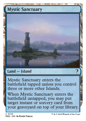 Mystic Sanctuary (White Border) [Mystery Booster 2] | Deep Dive Games St. Marys