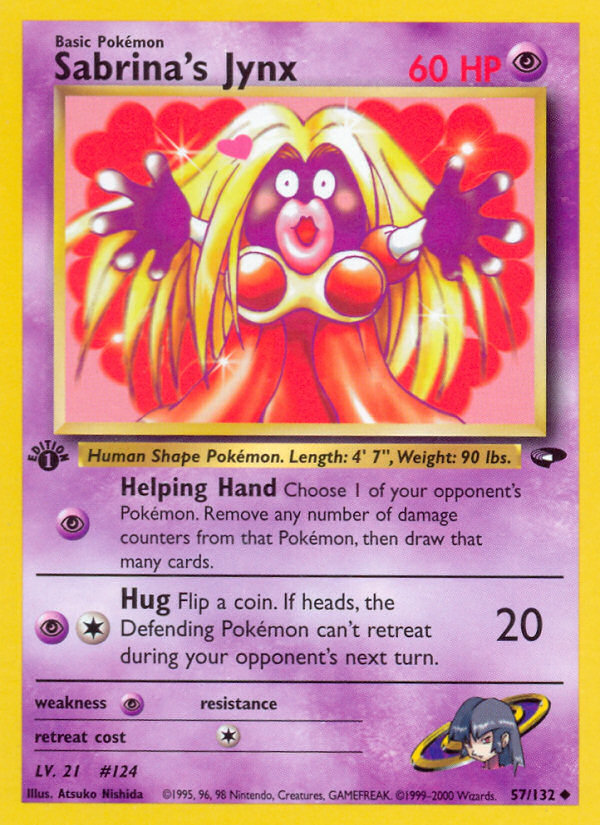 Sabrina's Jynx (57/132) [Gym Challenge 1st Edition] | Deep Dive Games St. Marys