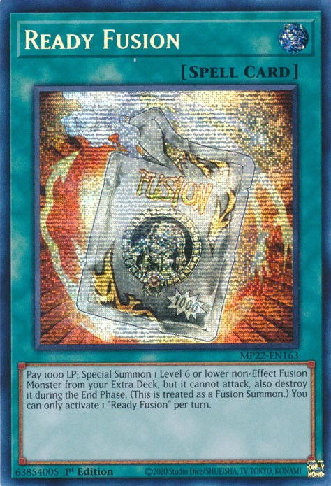 Ready Fusion [MP22-EN163] Prismatic Secret Rare | Deep Dive Games St. Marys