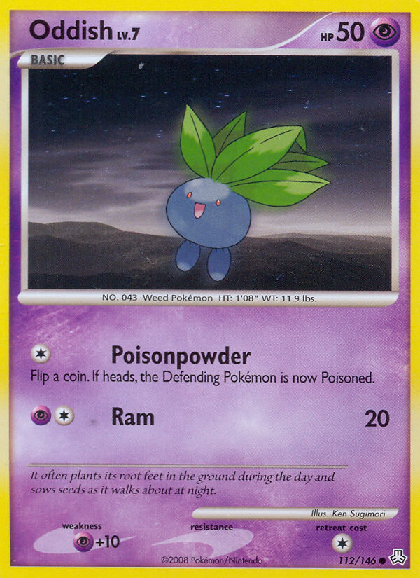 Oddish (112/146) [Diamond & Pearl: Legends Awakened] | Deep Dive Games St. Marys