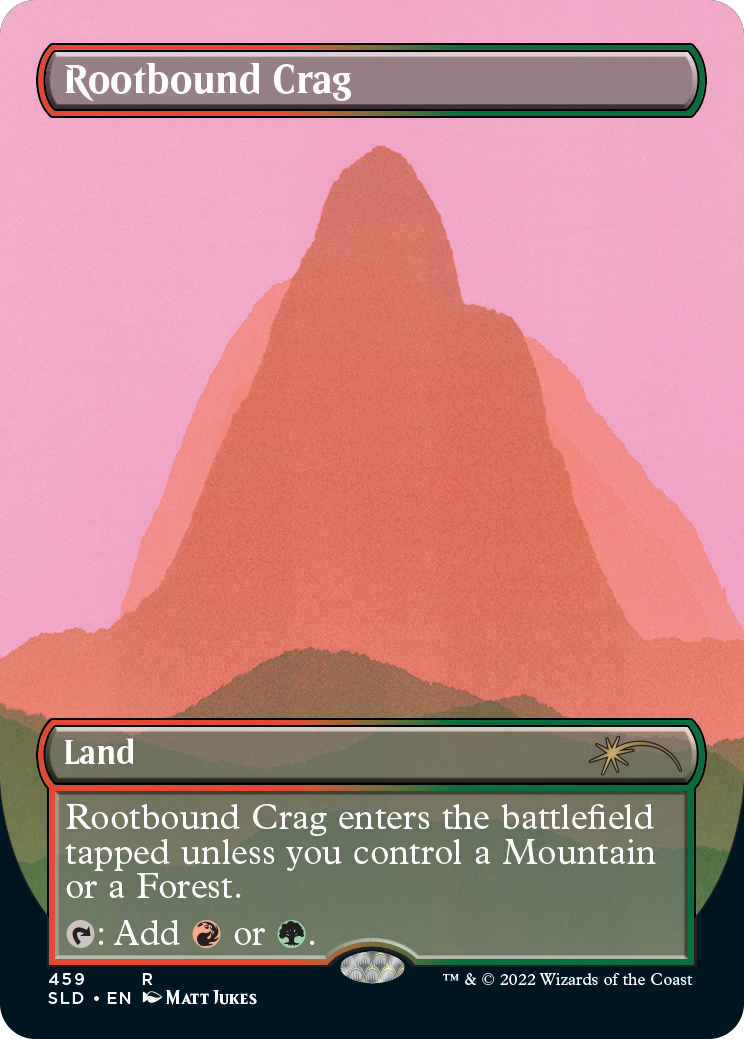 Rootbound Crag (Borderless) [Secret Lair Drop Series] | Deep Dive Games St. Marys