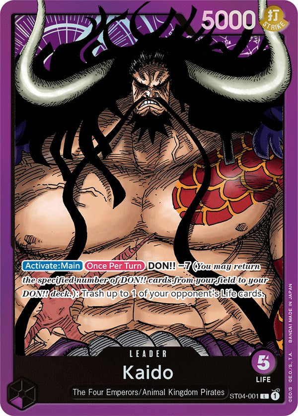 Kaido (001) [Starter Deck: Animal Kingdom Pirates] | Deep Dive Games St. Marys