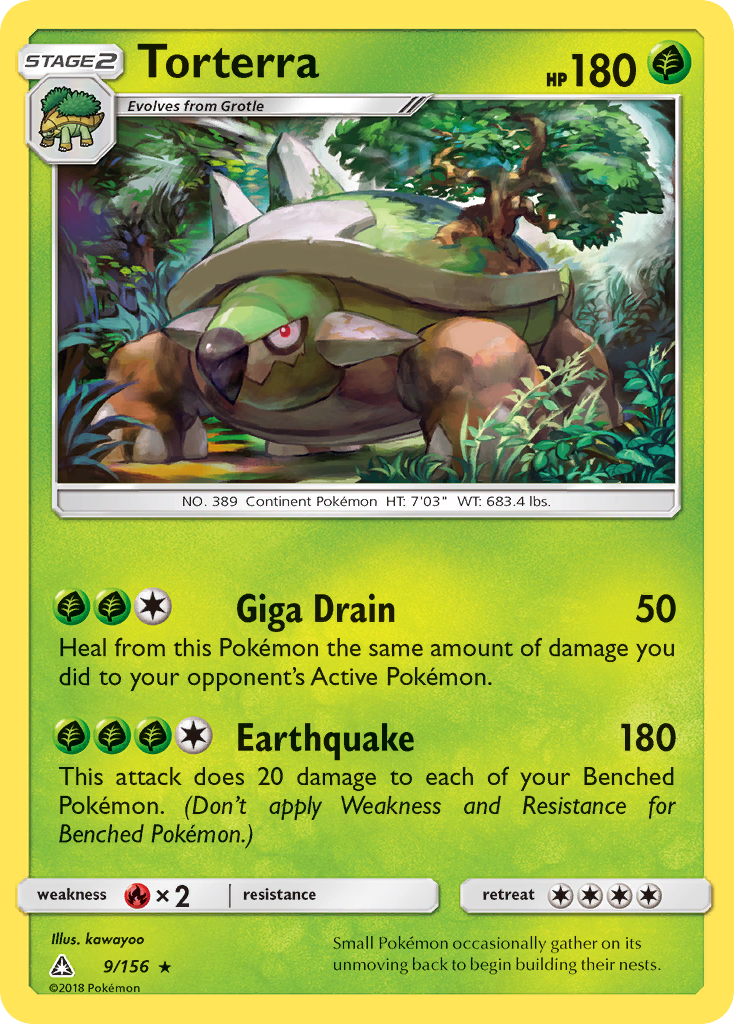 Torterra (9/156) [Sun & Moon: Ultra Prism] | Deep Dive Games St. Marys