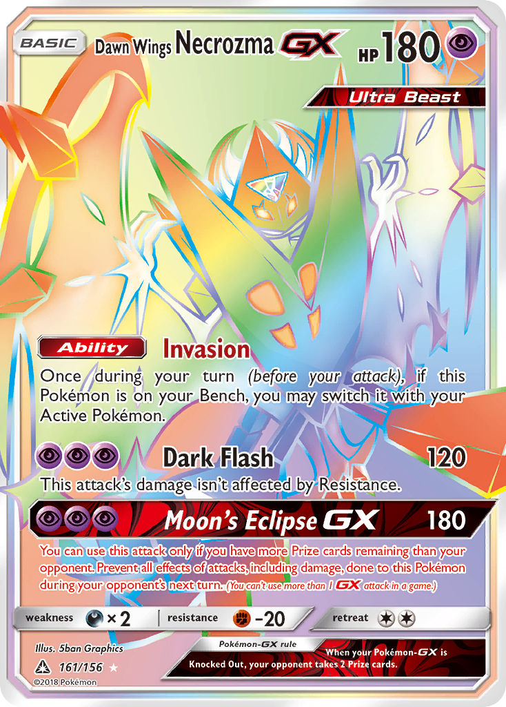 Dawn Wings Necrozma GX (161/156) [Sun & Moon: Ultra Prism] | Deep Dive Games St. Marys