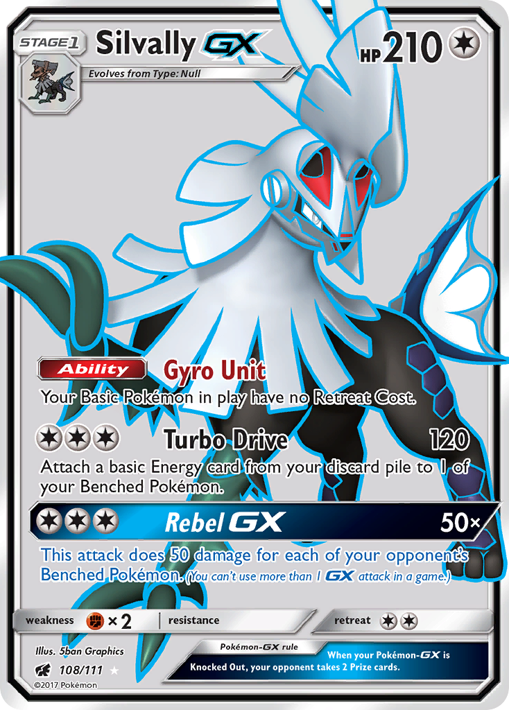 Silvally GX (108/111) [Sun & Moon: Crimson Invasion] | Deep Dive Games St. Marys