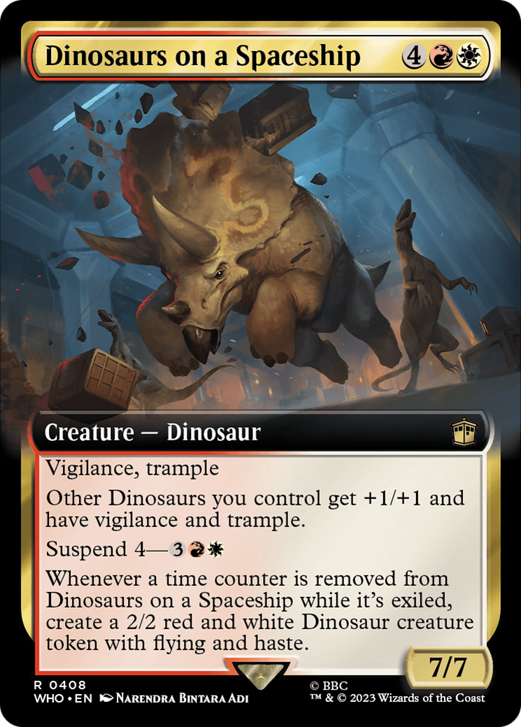 Dinosaurs on a Spaceship (Extended Art) [Doctor Who] | Deep Dive Games St. Marys