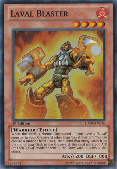 Laval Blaster [HA06-EN036] Super Rare | Deep Dive Games St. Marys