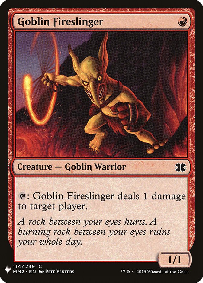 Goblin Fireslinger [Mystery Booster] | Deep Dive Games St. Marys