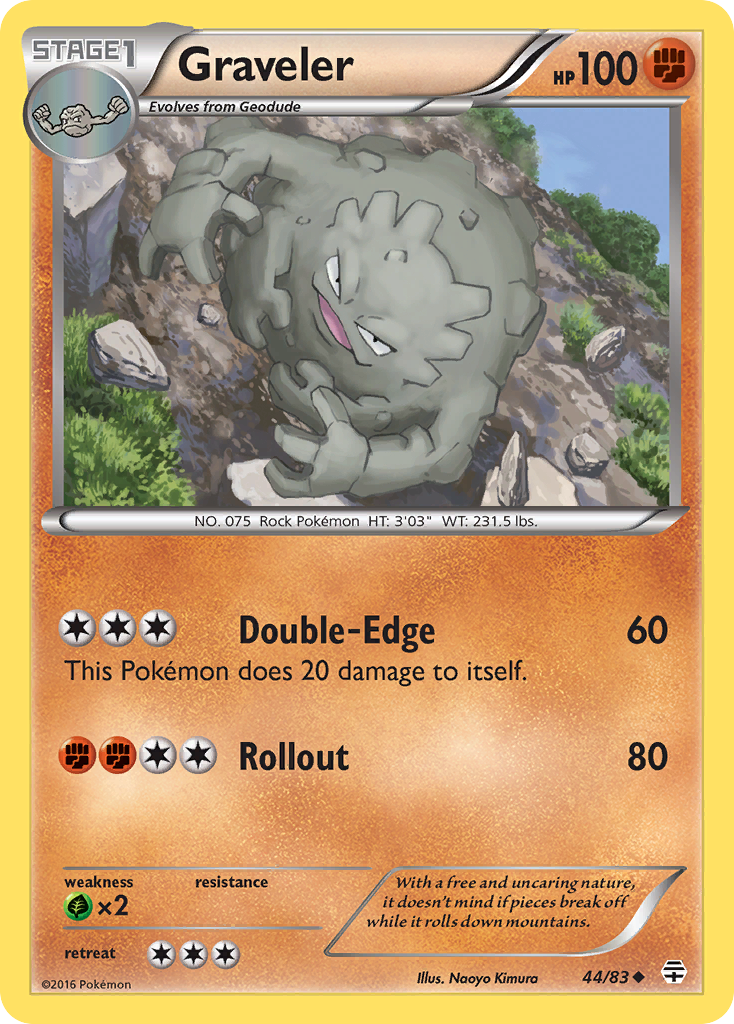 Graveler (44/83) [XY: Generations] | Deep Dive Games St. Marys