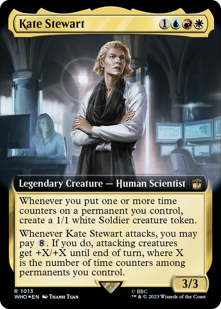 Kate Stewart (Extended Art) (Surge Foil) [Doctor Who] | Deep Dive Games St. Marys