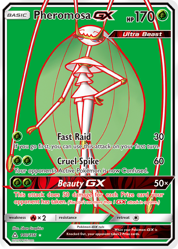 Pheromosa GX (140/156) [Sun & Moon: Ultra Prism] | Deep Dive Games St. Marys