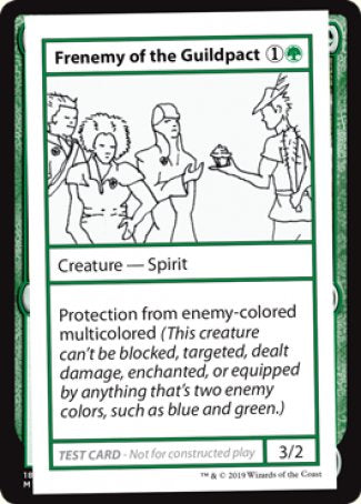 Frenemy of the Guildpact (2021 Edition) [Mystery Booster Playtest Cards] | Deep Dive Games St. Marys