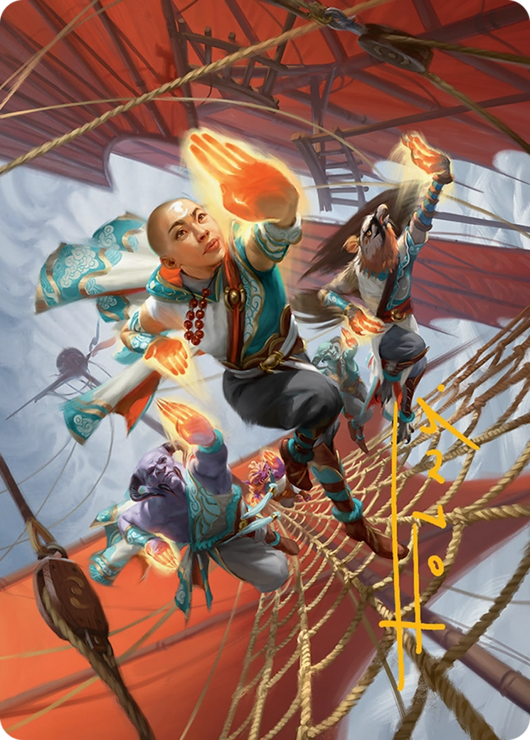 Aligned Heart Art Card (52/54) [Tarkir: Dragonstorm Art Series] | Deep Dive Games St. Marys