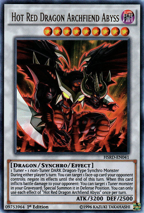 Hot Red Dragon Archfiend Abyss [HSRD-EN041] Ultra Rare | Deep Dive Games St. Marys