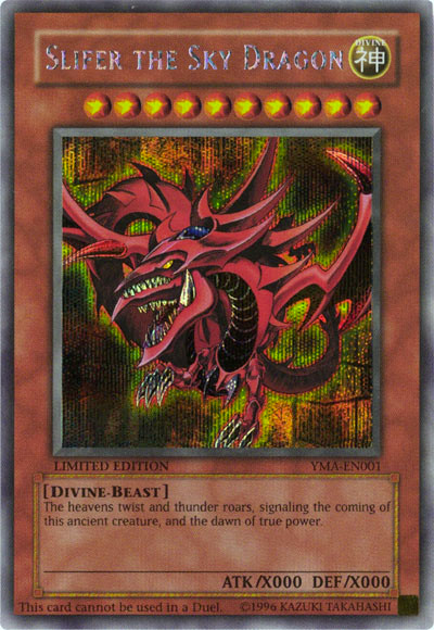 Slifer the Sky Dragon [YMA-EN001] Secret Rare | Deep Dive Games St. Marys