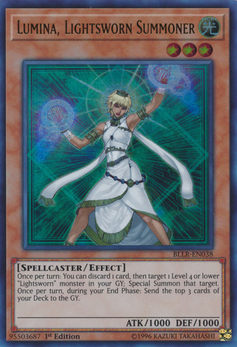 Lumina, Lightsworn Summoner [BLLR-EN038] Ultra Rare | Deep Dive Games St. Marys