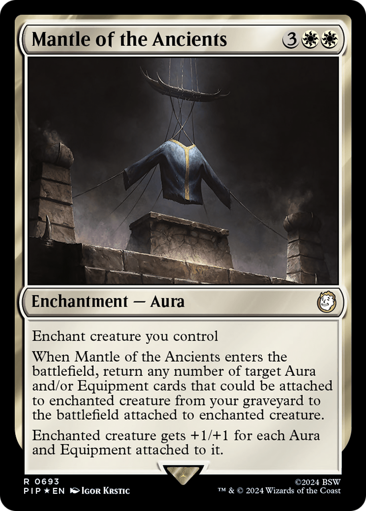 Mantle of the Ancients (Surge Foil) [Fallout] | Deep Dive Games St. Marys