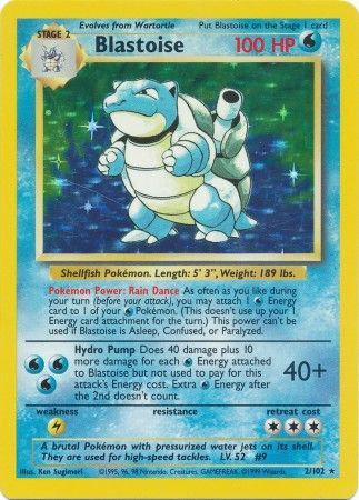 Blastoise (2/102) [Base Set Unlimited] | Deep Dive Games St. Marys