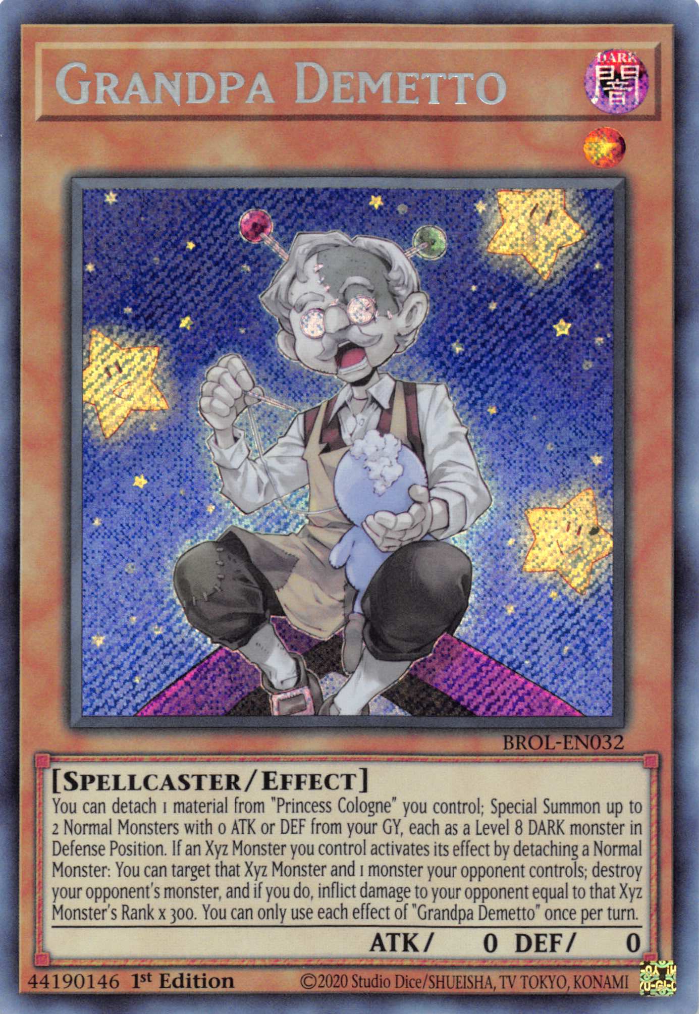 Grandpa Demetto [BROL-EN032] Secret Rare | Deep Dive Games St. Marys