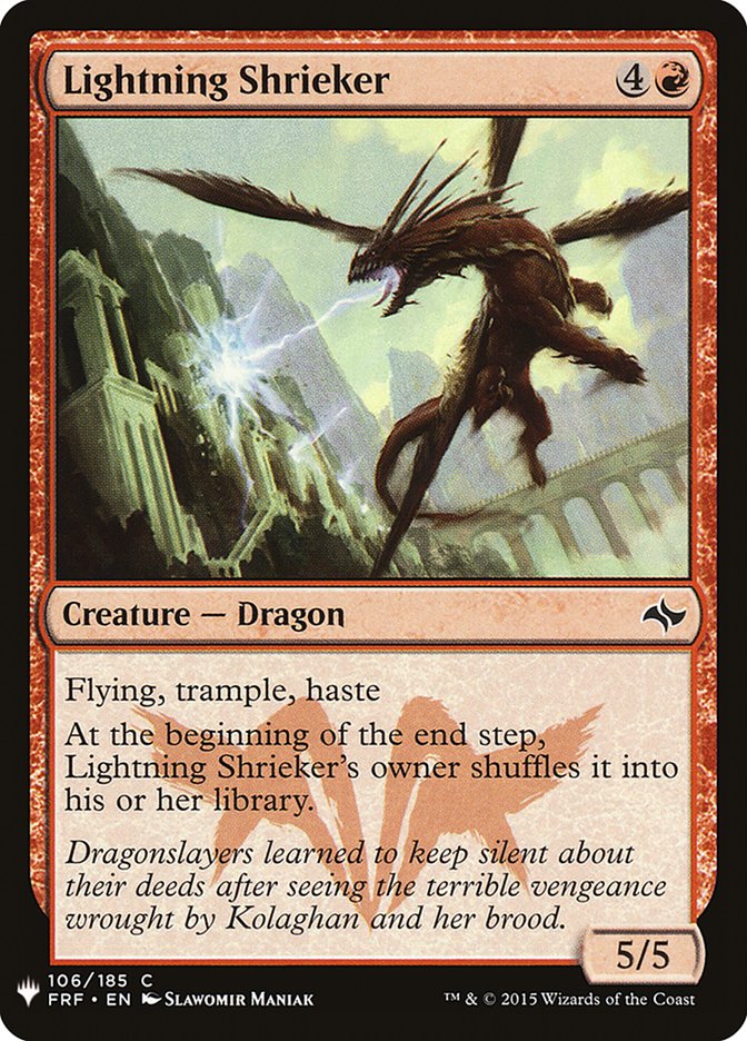 Lightning Shrieker [Mystery Booster] | Deep Dive Games St. Marys