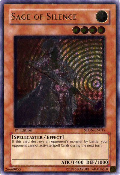 Sage of Silence [STON-EN015] Ultimate Rare | Deep Dive Games St. Marys