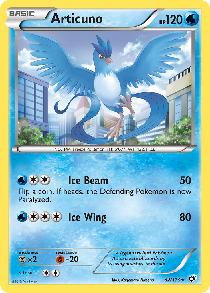 Articuno (32/113) [Black & White: Legendary Treasures] | Deep Dive Games St. Marys