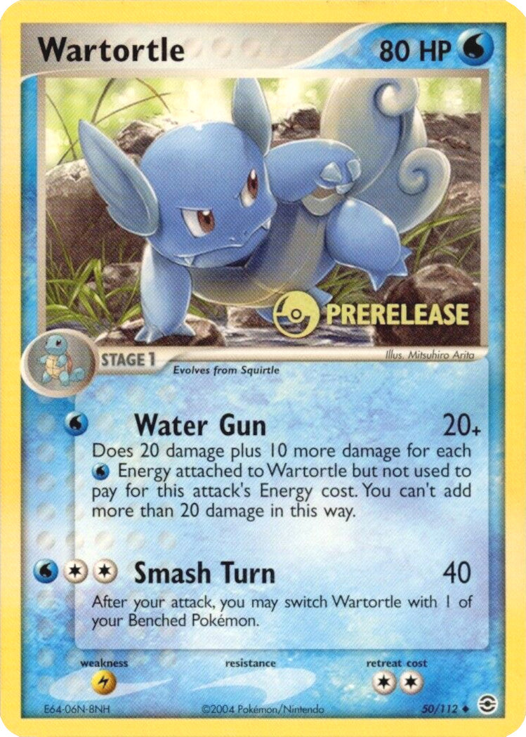 Wartortle (50/112) (Prerelease) [EX: FireRed & LeafGreen] | Deep Dive Games St. Marys