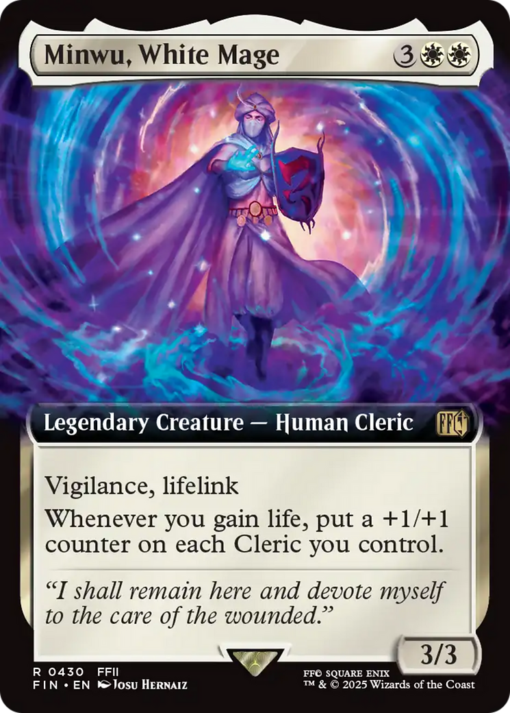 Minwu, White Mage (Extended Art) [FINAL FANTASY] | Deep Dive Games St. Marys