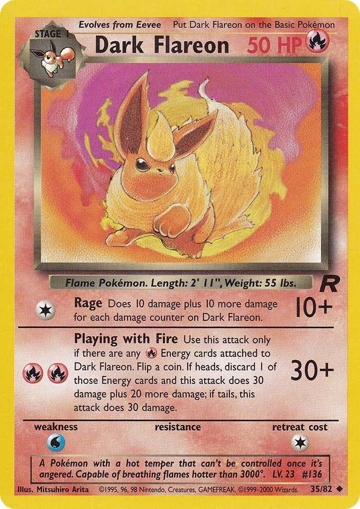 Dark Flareon (35/82) [Team Rocket Unlimited] | Deep Dive Games St. Marys