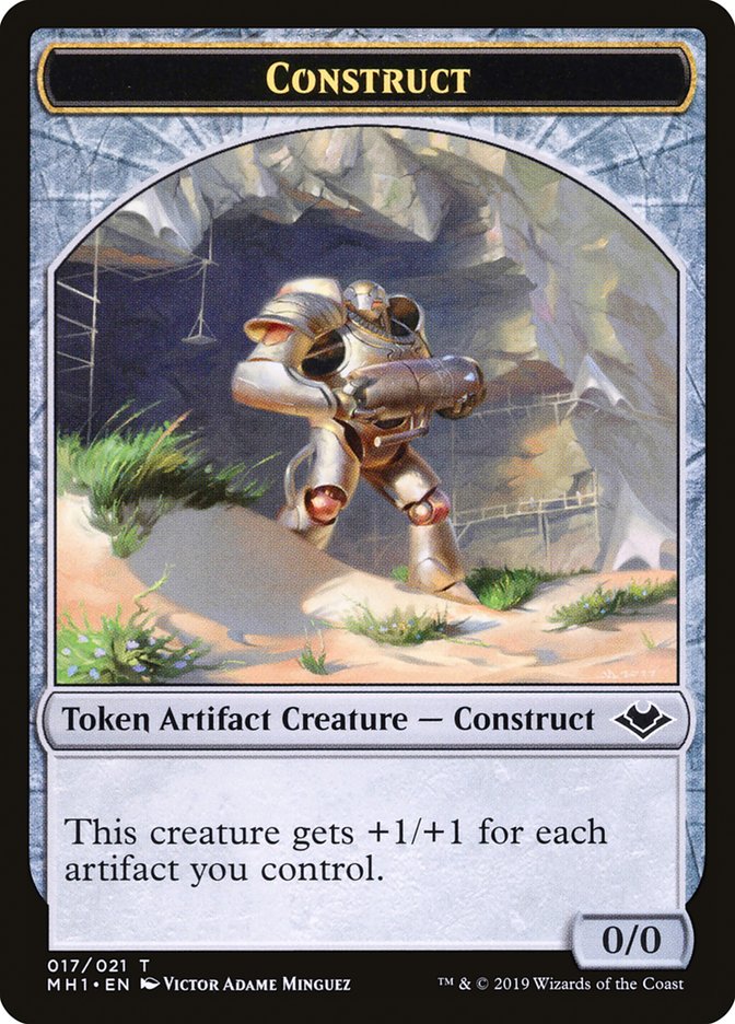 Goblin (010) // Construct (017) Double-Sided Token [Modern Horizons Tokens] | Deep Dive Games St. Marys