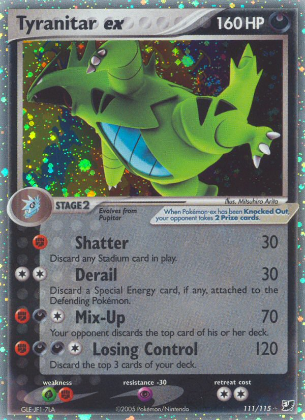 Tyranitar ex (111/115) [EX: Unseen Forces] | Deep Dive Games St. Marys